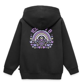 8 Jahre Mädchen Geschenk 8. Geburtstag - Kinder Premium Organic Hoodie - Schwarz - Hinten - AI Model Kid Male (0cm)