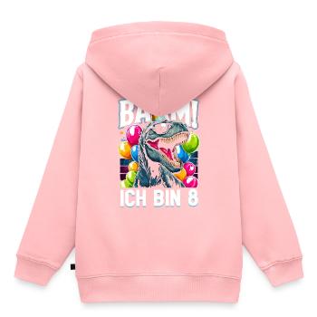 8 Jahre Geschenk Geburtstag Junge Mädchen - Kinder Premium Organic Hoodie - Rosa - Hinten - AI Model Kid Female (0cm)