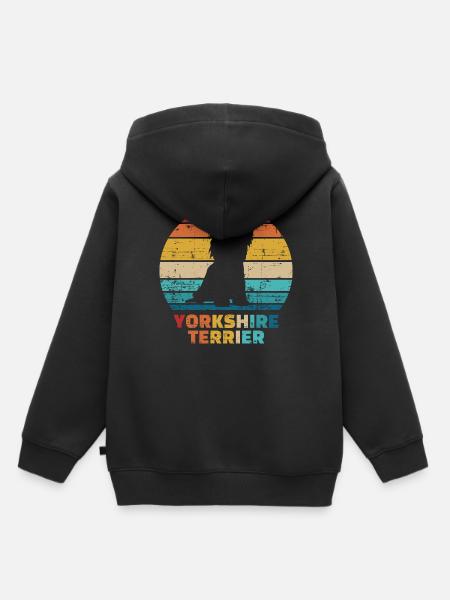Yorkshire - Kinder Premium Organic Hoodie - Schwarz