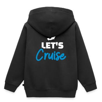 cruise - Kids Premium Organic Hoodie - black - Back - AI Model Kid Male (0cm)