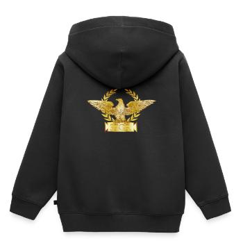 SPQR - Eagles of Rome - Kids Premium Organic Hoodie - black - Back - AI Model Kid Male (0cm)