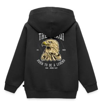 The Iraqi - great Iraq T-shirt - Kids Premium Organic Hoodie - black - Back - AI Model Kid Male (0cm)