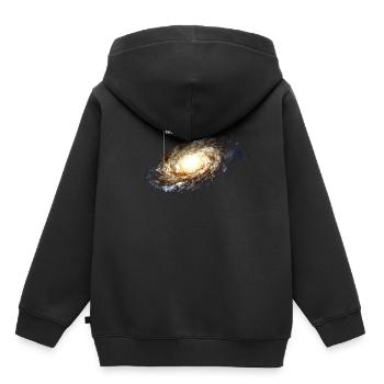 Vous êtes ici dans la galaxie - Sweat Premium à capuche enfant bio - noir - Dos - AI Model Kid Male (0cm)
