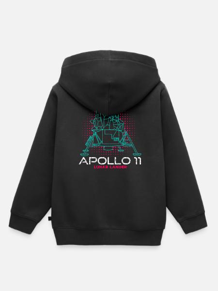 Apollo Mondlandefähre - Kinder Premium Organic Hoodie - Schwarz