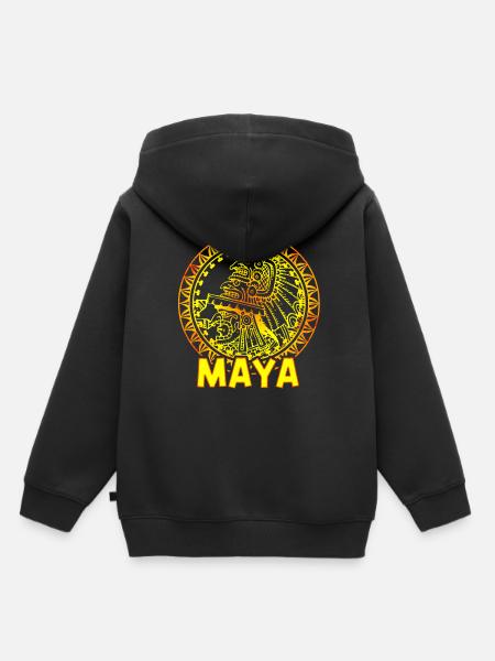 Maya Zivilisation Mittelamerika - Kinder Premium Organic Hoodie - Schwarz