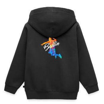 Ballin Basketball Player Basketball Player Streetball - Kids Premium Organic Hoodie - black - Back - AI Model Kid Male (0cm)