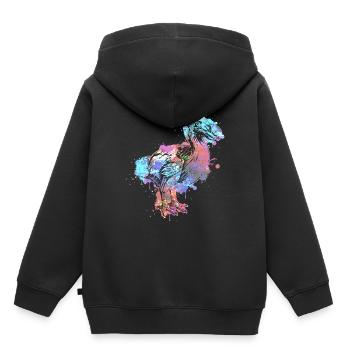 Dodo - Kids Premium Organic Hoodie - black - Back - AI Model Kid Male (0cm)