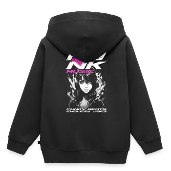 Funk Music - Kids Premium Organic Hoodie - black - Back - AI Model Kid Male (0cm)