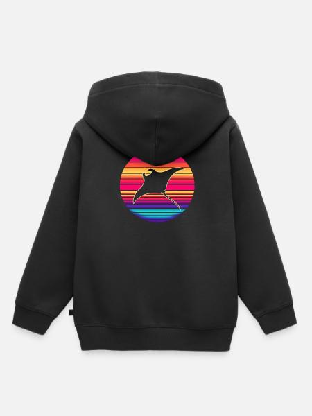 Mantarochen - Kinder Premium Organic Hoodie - Schwarz