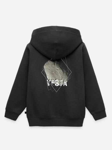 Vesta Asteroid - Kinder Premium Organic Hoodie - Schwarz
