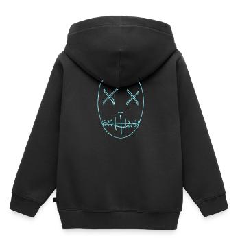 Le masque de l’Election Purge Year - Sweat Premium à capuche enfant bio - noir - Dos - AI Model Kid Male (0cm)