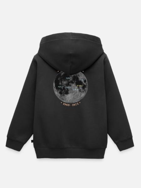 Moon Tours - Mondlandungen Apollo 1969-1972 - Kinder Premium Organic Hoodie - Schwarz