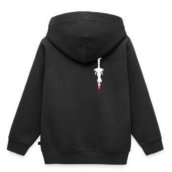 dagger - Kids Premium Organic Hoodie - black - Back - AI Model Kid Male (0cm)