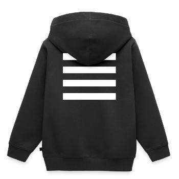 frais - Sweat Premium à capuche enfant bio - noir - Dos - AI Model Kid Male (0cm)