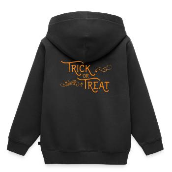 Halloween trick or treating - Kids Premium Organic Hoodie - black - Back - AI Model Kid Male (0cm)