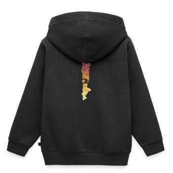 Weihnachtsgeschenk für Bouldern - Kinder Premium Organic Hoodie - Schwarz - Hinten - AI Model Kid Male (0cm)