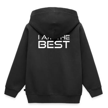 Best - Kids Premium Organic Hoodie - black - Back - AI Model Kid Male (0cm)