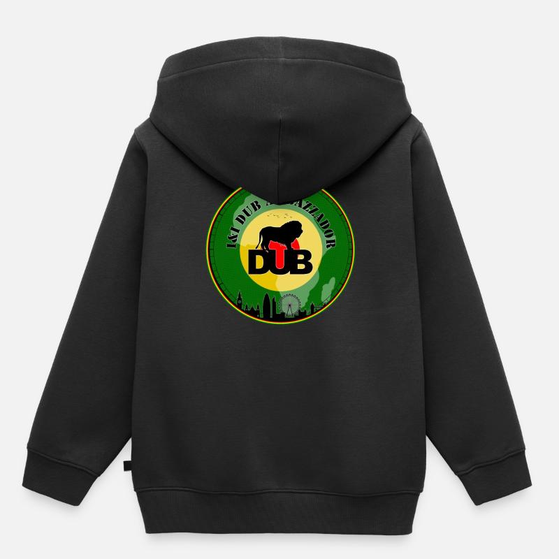 Dub Ambassadeur - Sweat Premium à capuche enfant bio - noir