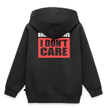 mots drôles - Sweat Premium à capuche enfant bio - noir - Dos - AI Model Kid Male (0cm)