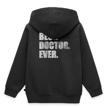 médecin - Sweat Premium à capuche enfant bio - noir - Dos - AI Model Kid Male (0cm)
