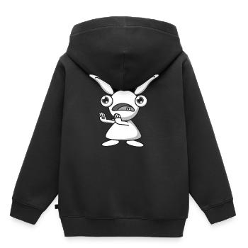 Ungeheuer Ohren Geschenk Halloween Comic fantasy - Kinder Premium Organic Hoodie - Schwarz - Hinten - AI Model Kid Male (0cm)
