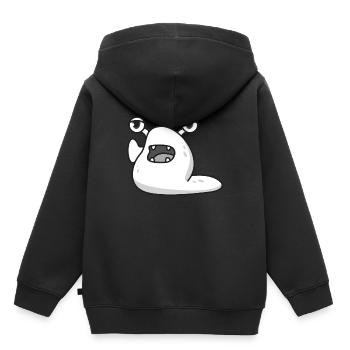 Schnecke Ungeheuer Halloween Geschenk comic lustig - Kinder Premium Organic Hoodie - Schwarz - Hinten - AI Model Kid Male (0cm)