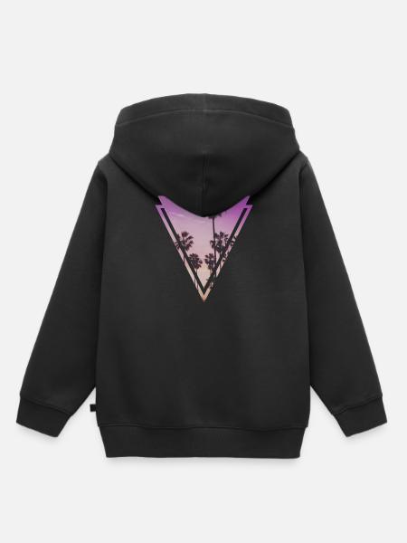 Palmen - Kinder Premium Organic Hoodie - Schwarz