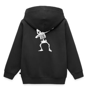 skeleton - Kids Premium Organic Hoodie - black - Back - AI Model Kid Male (0cm)