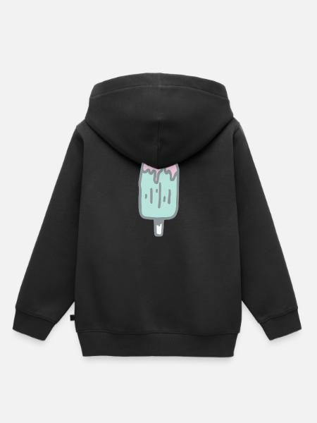 Eis am Stil - Kinder Premium Organic Hoodie - Schwarz