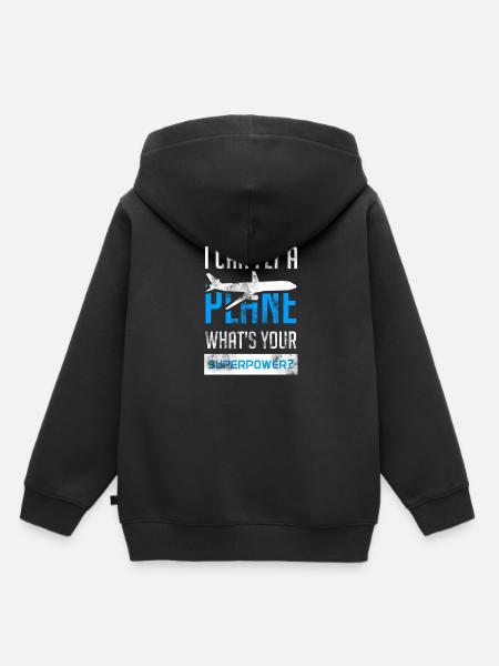 Ebene - Kinder Premium Organic Hoodie - Schwarz