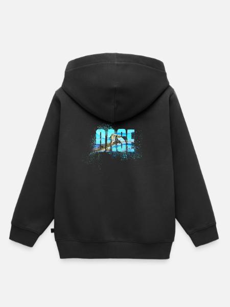 Oase - Kinder Premium Organic Hoodie - Schwarz