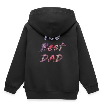 The best Dad - Kids Premium Organic Hoodie - black - Back - AI Model Kid Male (0cm)