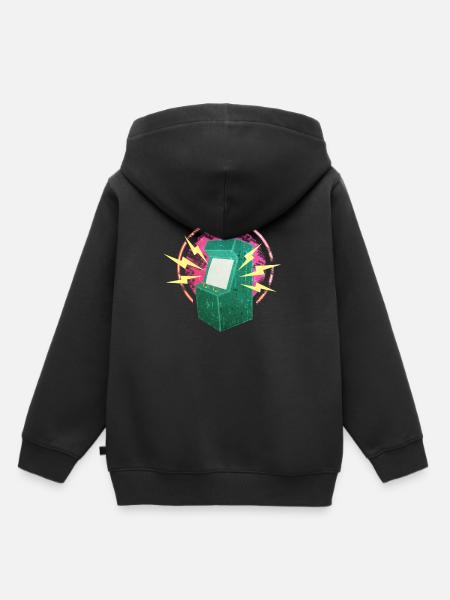 Videospielautomate - Kinder Premium Organic Hoodie - Schwarz