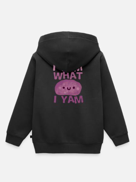 action de grâces - Sweat Premium à capuche enfant bio - noir