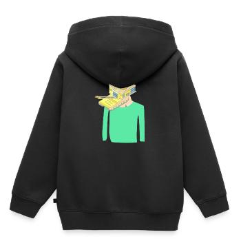 House Observation Spy Gift - Kids Premium Organic Hoodie - black - Back - AI Model Kid Male (0cm)