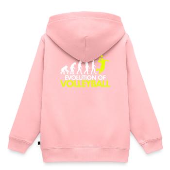 Evolution - Sweat Premium à capuche enfant bio - rose - Dos - AI Model Kid Female (0cm)