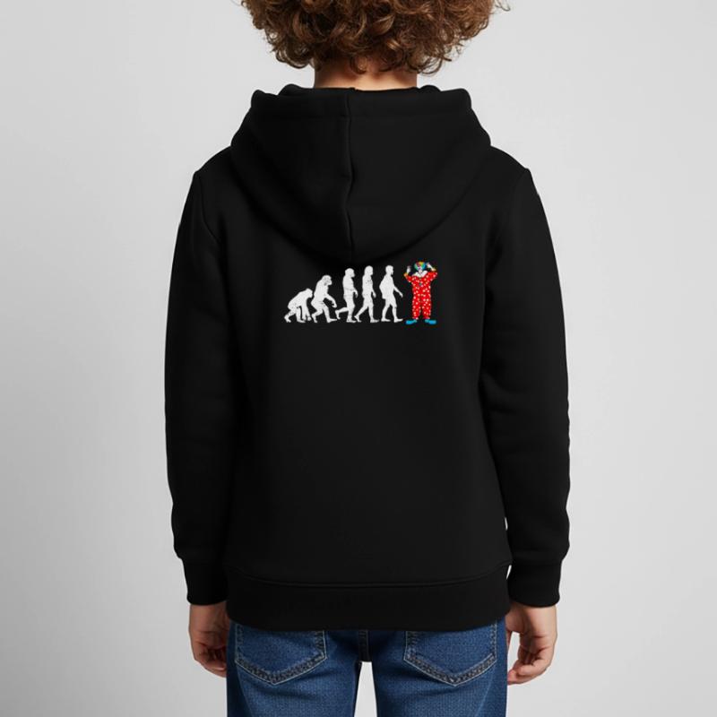Evolution of Clown Evolution Kids Premium Organic Hoodie