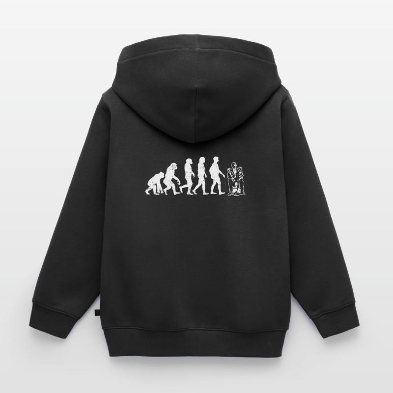 Evolution of Ventriloquist Evolution Kids Premium Organic Hoodie