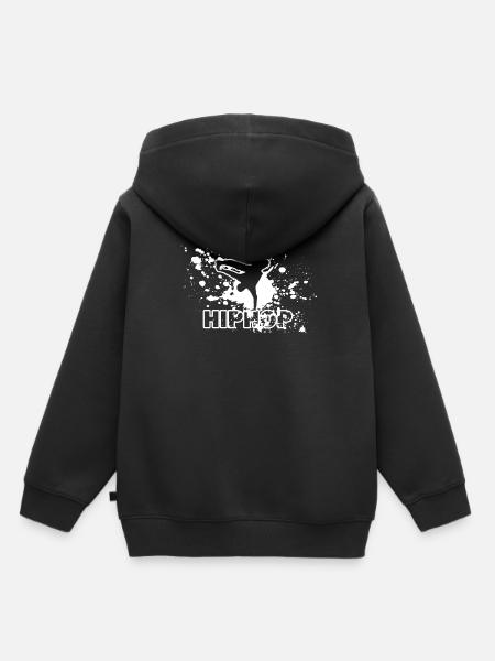 Danseur Hip Hop Danseur - Sweat Premium à capuche enfant bio - noir