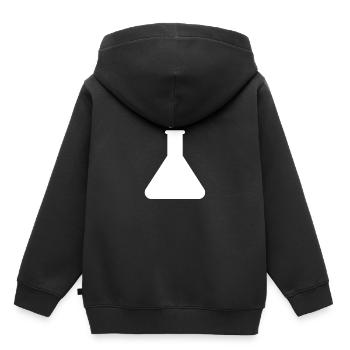 Halloween Reagenzglas - Kinder Premium Organic Hoodie - Schwarz - Hinten - AI Model Kid Male (0cm)