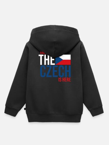 Tschechien Tscheche - Kinder Premium Organic Hoodie - Schwarz