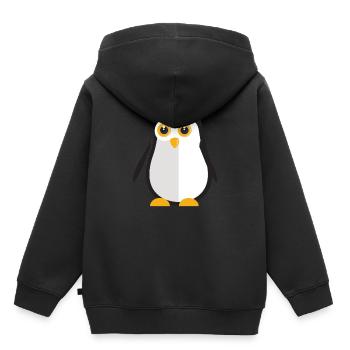 Animaux Animaux Animal Print Nature 42 - Sweat Premium à capuche enfant bio - noir - Dos - AI Model Kid Male (0cm)