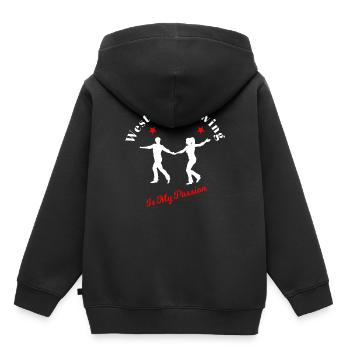 West Coast Swing Is My Passion WCS Dancing Gift - Kids Premium Organic Hoodie - black - Back - AI Model Kid Male (0cm)