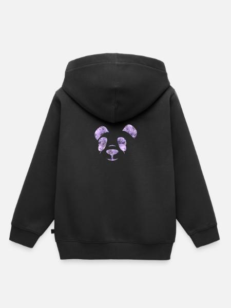 panda - Kinder Premium Organic Hoodie - Schwarz