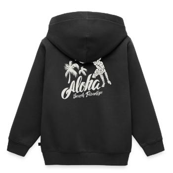 Beach Paradise - Kids Premium Organic Hoodie - black - Back - AI Model Kid Male (0cm)