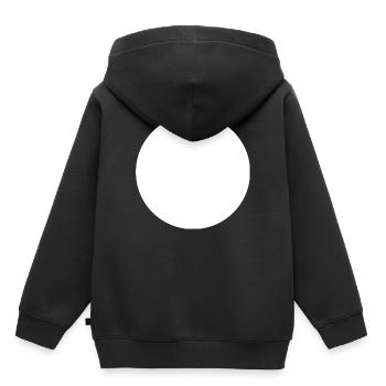 Cercle - Sweat Premium à capuche enfant bio - noir - Dos - AI Model Kid Male (0cm)