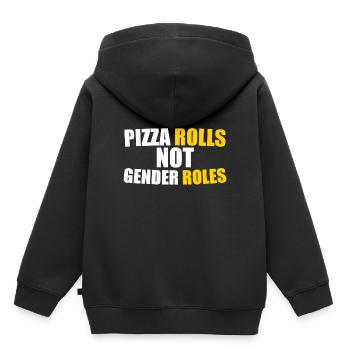 Feminismus - Kinder Premium Organic Hoodie - Schwarz - Hinten - AI Model Kid Male (0cm)