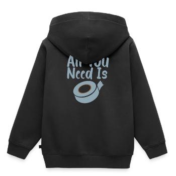 Duct Tape All you need is Duct Tape - Idée cadeau - Sweat Premium à capuche enfant bio - noir - Dos - AI Model Kid Male (0cm)