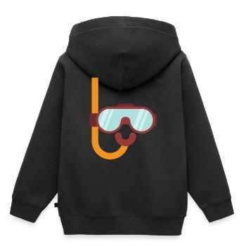 Diving gift diver - Kids Premium Organic Hoodie - black - Back - AI Model Kid Male (0cm)