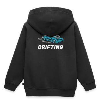 Drifting - Kids Premium Organic Hoodie - black - Back - AI Model Kid Male (0cm)